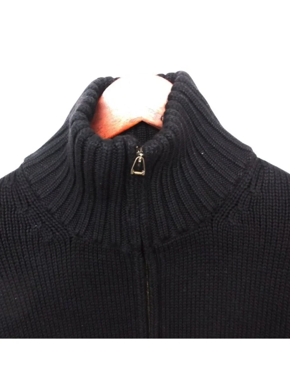 Gucci Hoodie Driver's Knit Sweater Zip Up Black
